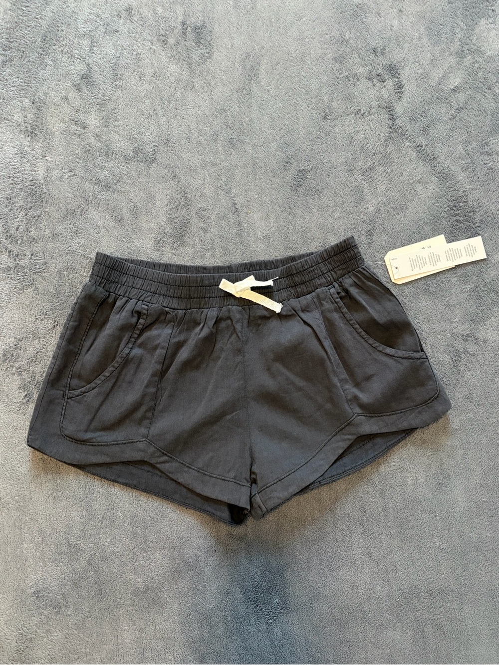Billabong Black Drawstring Shorts - Picture 1 of 4
